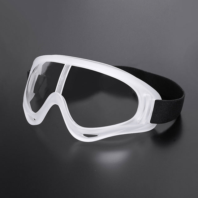 Transparent protective glasses