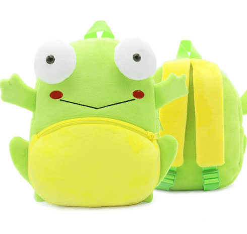 Children School Backpack Cartoon Rainbow  Design Soft Plush Material For Toddler Baby Girls Kindergarten Kids School Bags