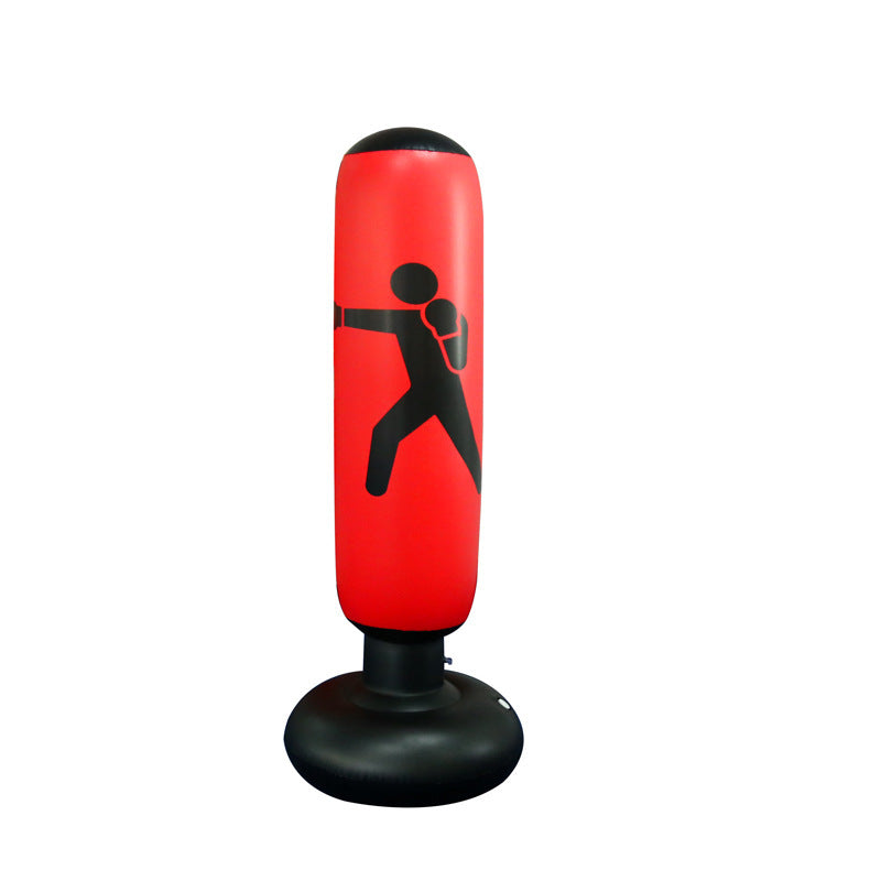 Fitness Inflatable Boxing Column Fighting Column Sandbag Vertical Venting Toy - globaltradeleader