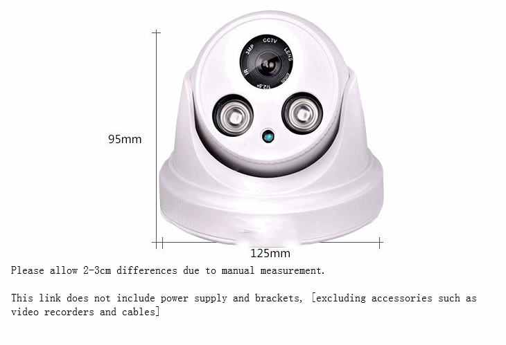 Surveillance camera night vision monitor