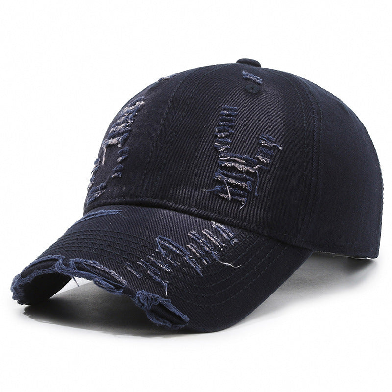 Street Hole Vintage Baseball Cap Men Do The Old Cowboy Washed - globaltradeleader
