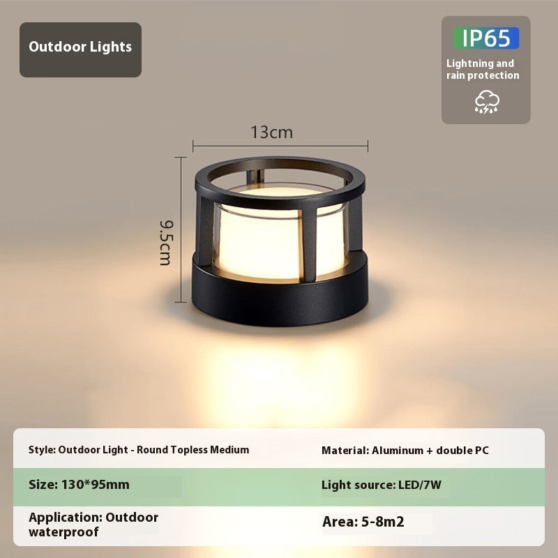 Outdoor Aluminum Wall Pillar Lamp - globaltradeleader