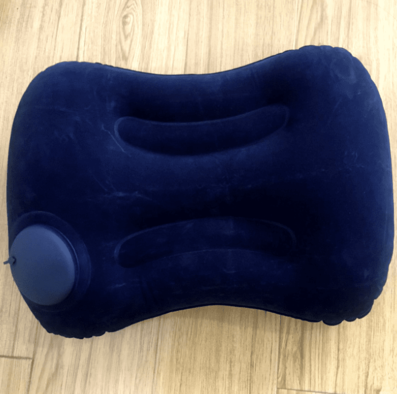 Inflatable pillow press inflatable pillow outdoor pillow office waist rely on portable travel cushion