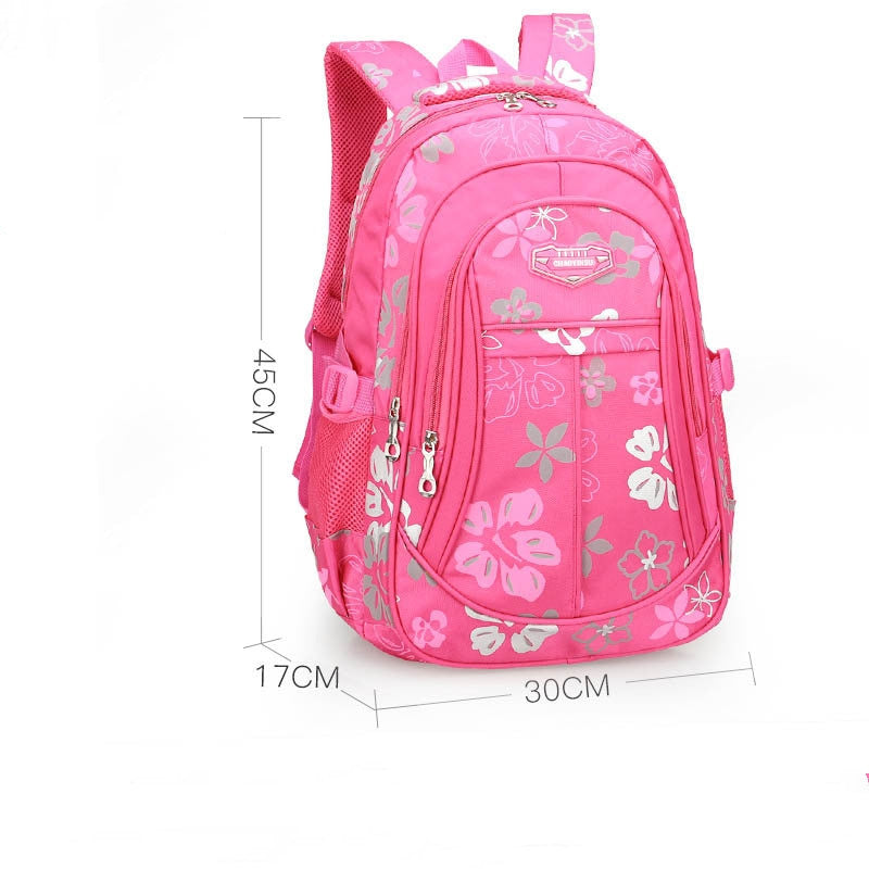 Lightweight schoolbag for girls