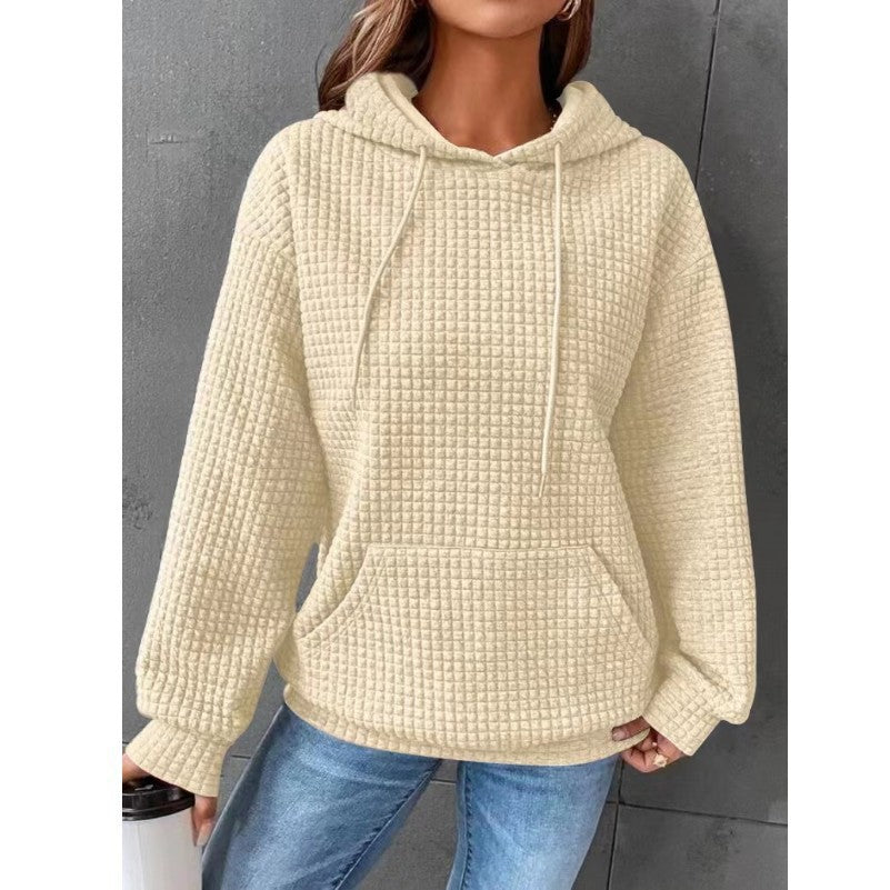 Women's Loose Casual Solid Color Long-sleeved Sweater - globaltradeleader