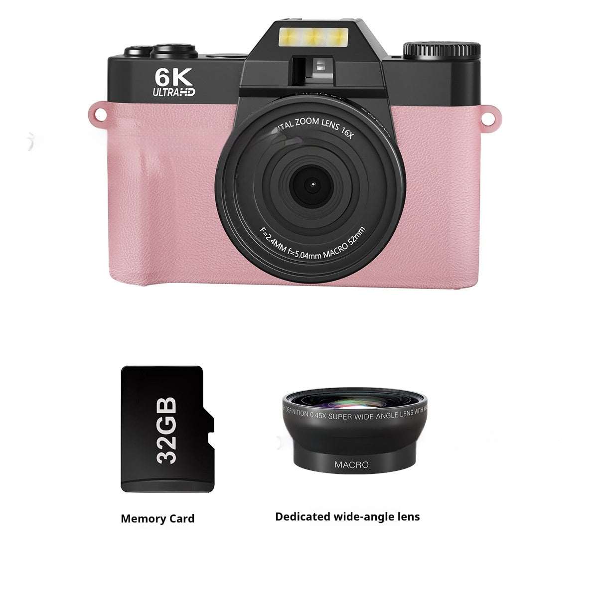 6K HD Digital Camera Mirrorless Camera Retro - globaltradeleader