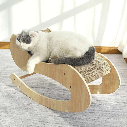 Cat Supplies Solid Wood Shaker Wear-resistant Corrugated Paper