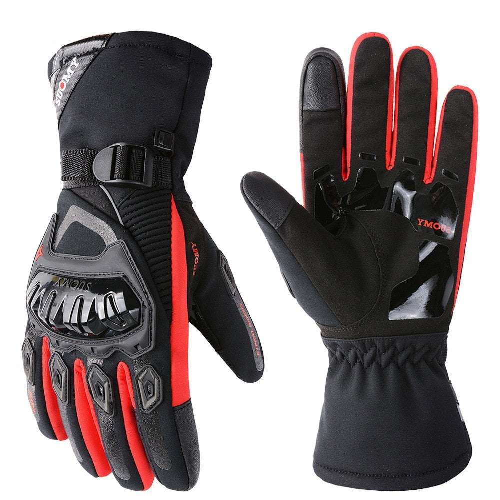 Winter Motorcycle Riding Touch Screen Waterproof Warm Electric Car Long Windproof Gloves - globaltradeleader