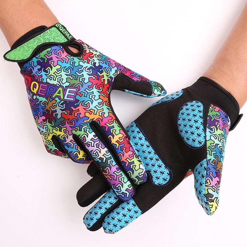 Non-slip Bicycle Fitness Full Finger Cycling Gloves