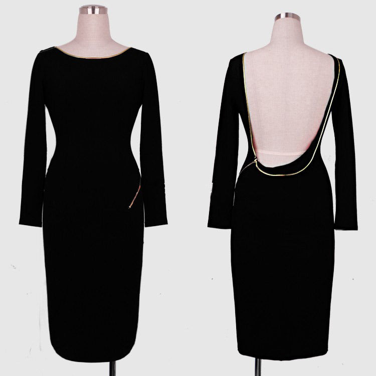 Backless evening dress - globaltradeleader