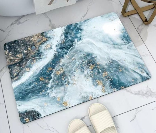 Diatom Mud Soft Entrance Bathroom Absorbent Foot Pad - globaltradeleader