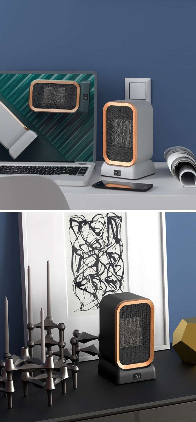 Household Small High-power Warm Air Blower PTC Heater - globaltradeleader