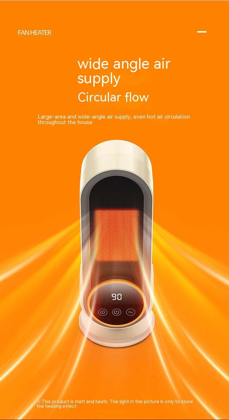 Warm Air Blower High Power 1200W Desktop Heater Ceramic PTC Heating Household Smart Electric Heater - globaltradeleader