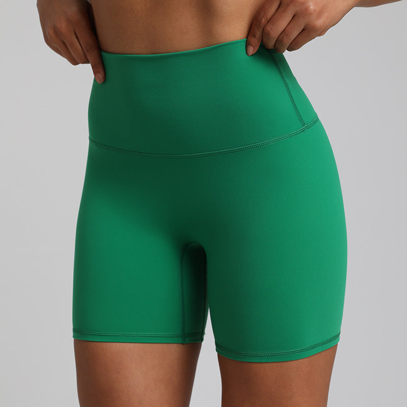 Nude Feel Yoga Quick-drying Breathable Slim Fit Sports Shorts - globaltradeleader
