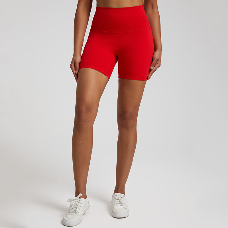 Nude Feel Yoga Quick-drying Breathable Slim Fit Sports Shorts - globaltradeleader