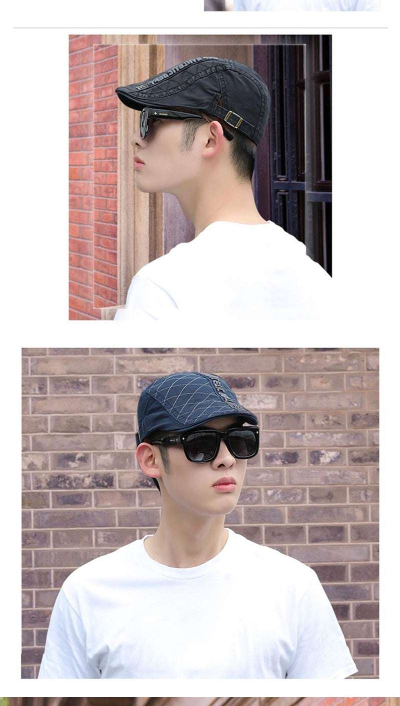 Men's Autumn And Winter New Sun Protection Sun-poof Peaked Cap - globaltradeleader