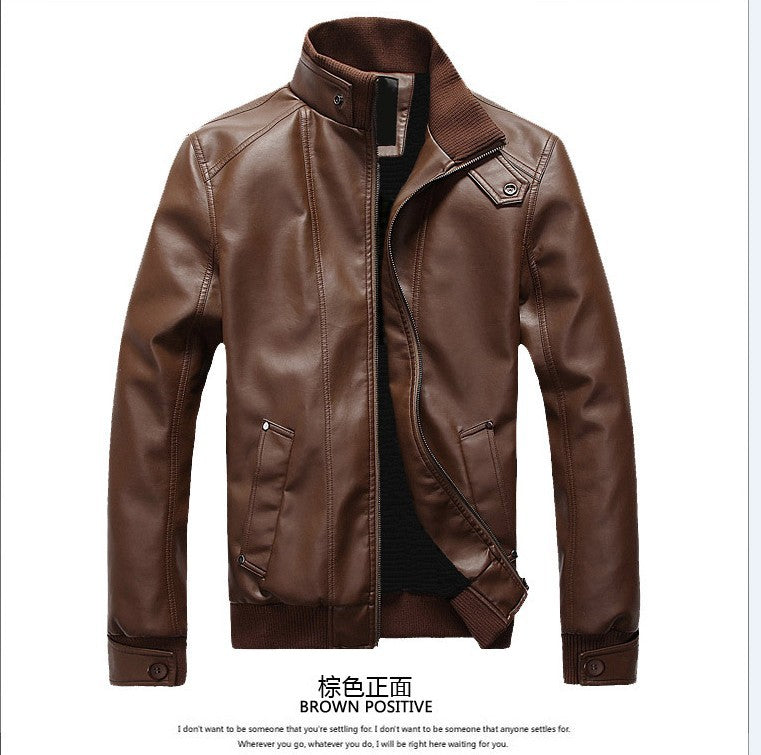 Spring, Autumn And Winter Men's Leather Jackets