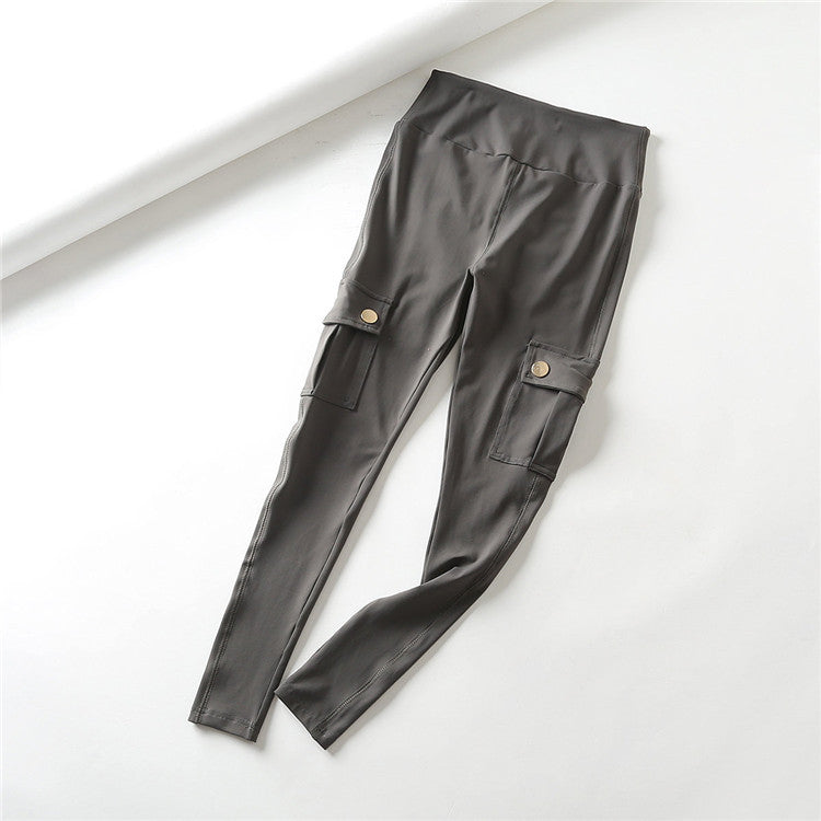 Skinny slim high elastic gym pants - globaltradeleader