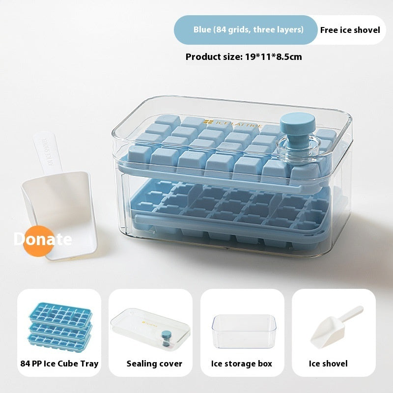 One-click Demoulding Tray Double Layer Pressing Ice Maker - globaltradeleader