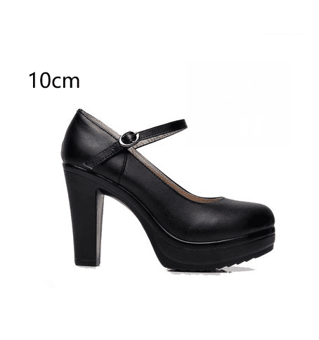 Catwalk model shoes cheongsam round toe shoes