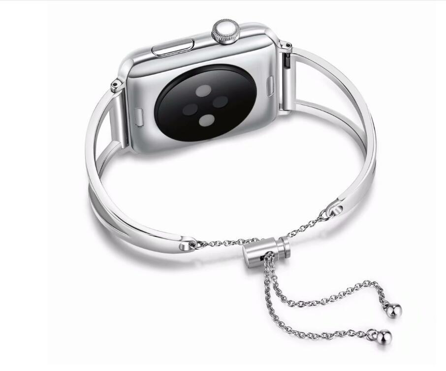 Compatible with Apple, Watch Bands Adjustable Stainless Steel Strap / iWatch series 3 2 1 (38mm/42mm) - globaltradeleader