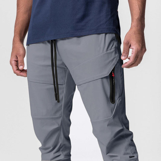 Quick-drying Fitness Trousers High Elastic Ankle-tied Sports Trousers For Men - globaltradeleader