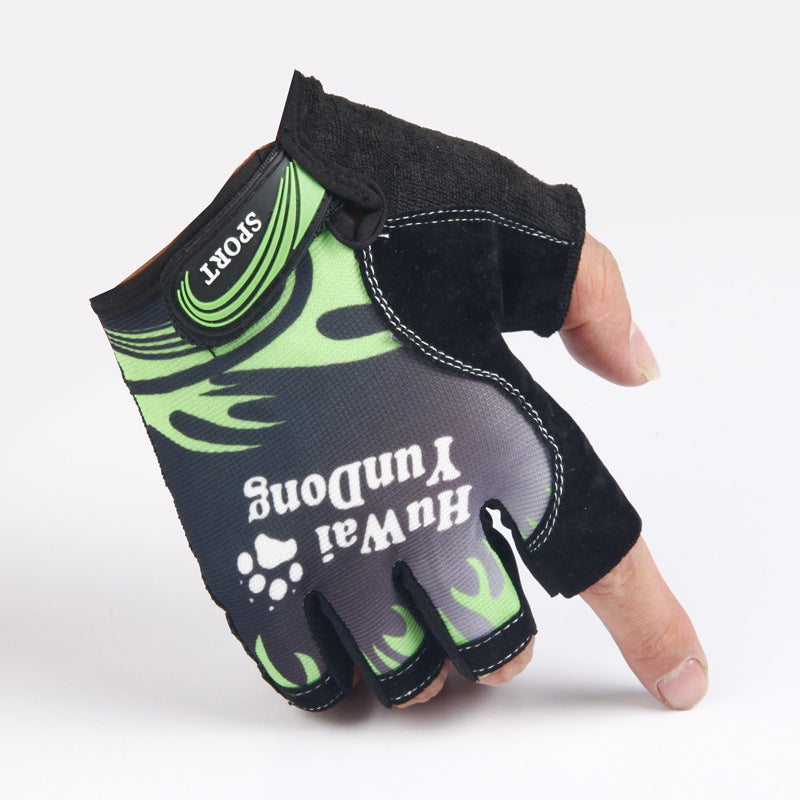 Cycling half finger gloves