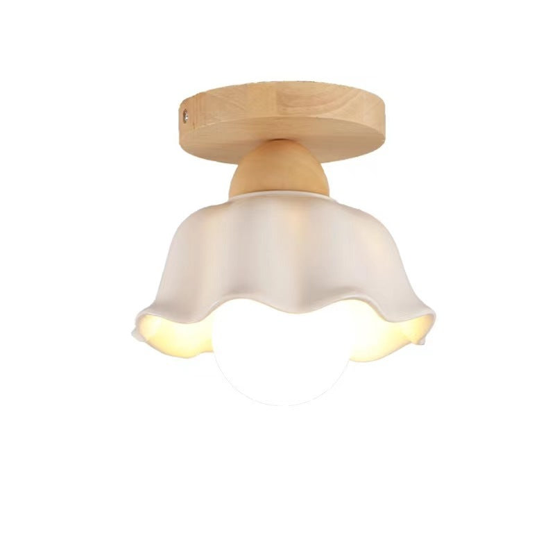 Nordic Modern Minimalist Corridor Balcony Solid Wood Ceiling Lamp - globaltradeleader