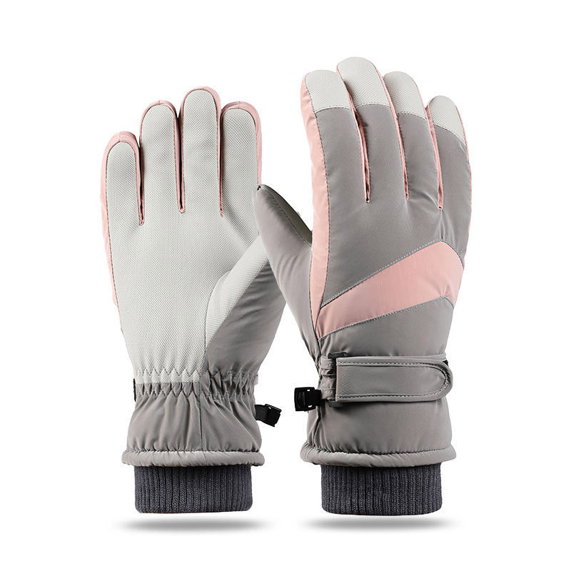 Couple Winter Fleece Thickened Warm And Windproof Gloves - globaltradeleader