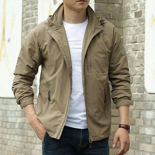 Men's Fashion Solid Color Single Outdoor Jacket - globaltradeleader