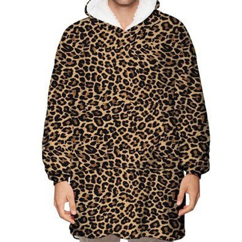 Cartoon Fruit Printed Lazy Blanket Hooded - globaltradeleader