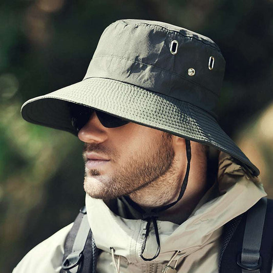 Summer New Men's Sun-shade Big Brim Sun Protection Hat - globaltradeleader