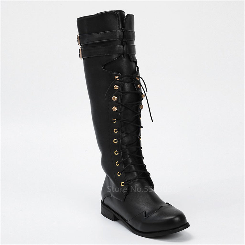 Men's shoes men's boots boots rivets - globaltradeleader