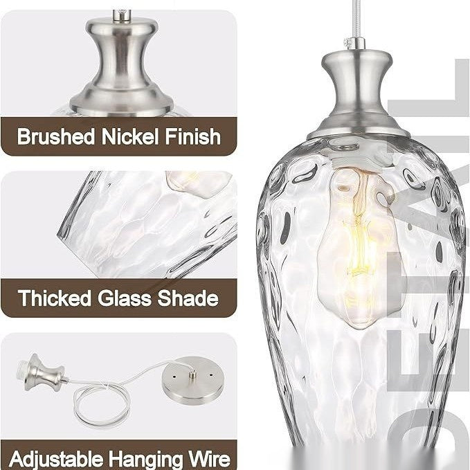 Glass Corridor Kitchen Kitchen Island Restaurant Small Pendant Lamp - globaltradeleader