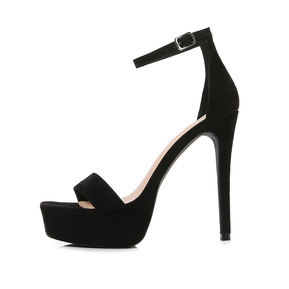 Square Toe Stiletto Heel High Heel Shoes With Bag Heel Fashion Sandals - globaltradeleader