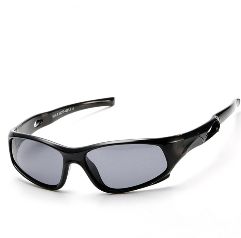 Silica gel riding sunglasses Outdoor boys and girls sunglasses Children's polarizing Sports Sunglasses