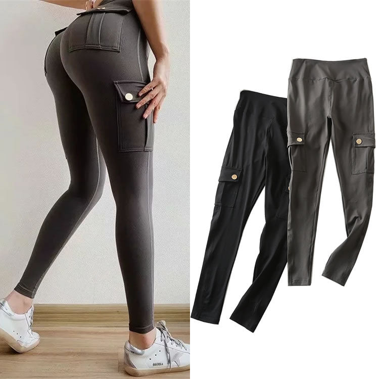 Skinny slim high elastic gym pants - globaltradeleader