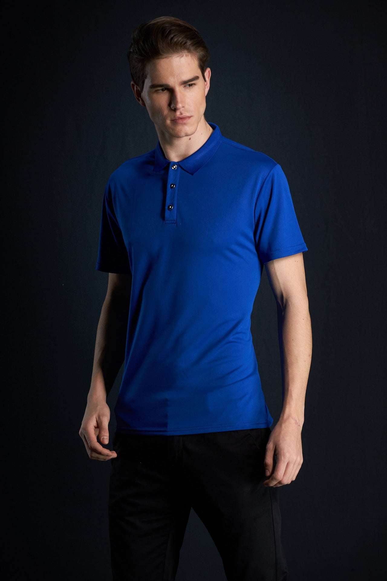 Crew neck breathable sports advertising shirt - globaltradeleader