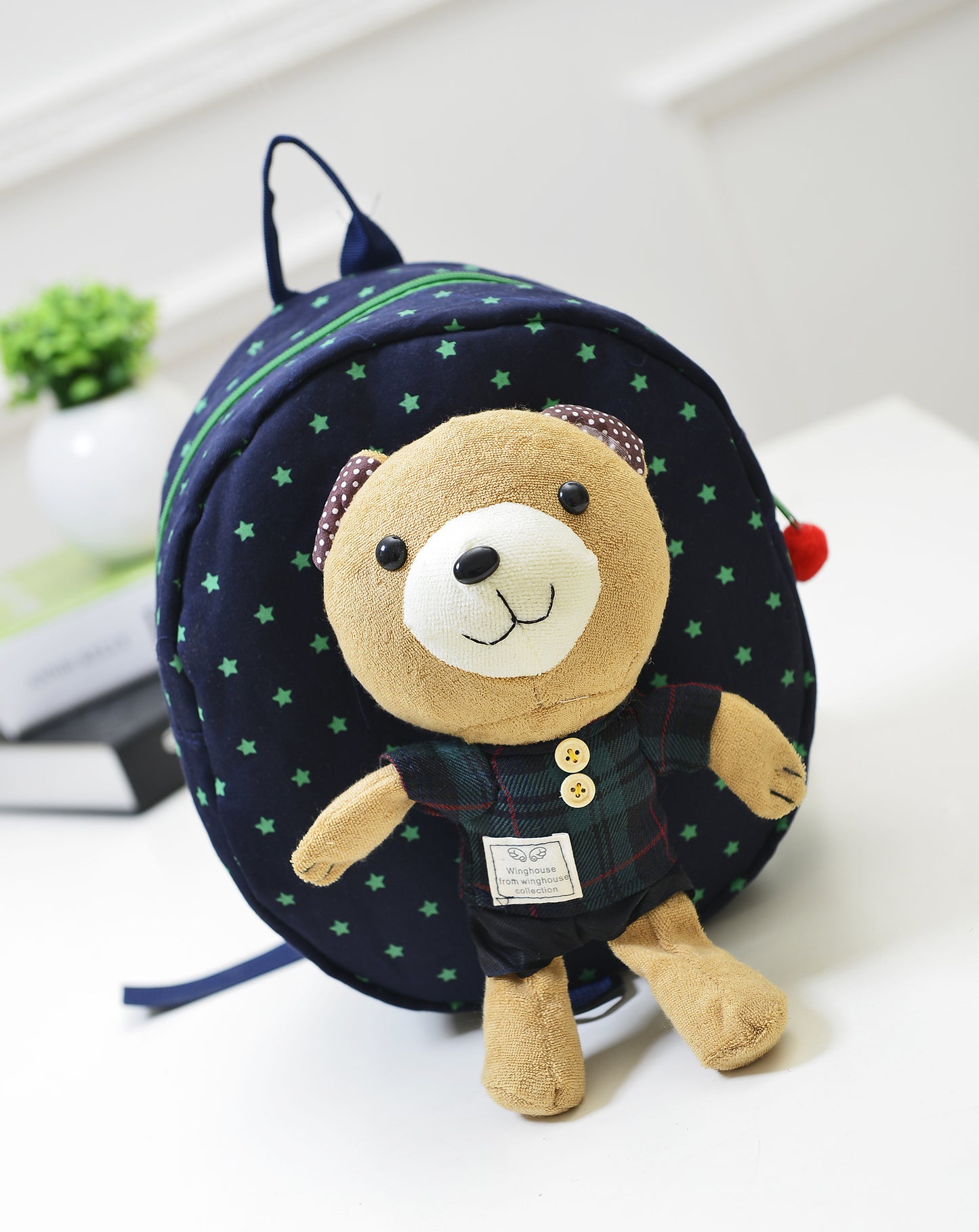 Cute Baby Backpack Anti-lost Bear Cartoon