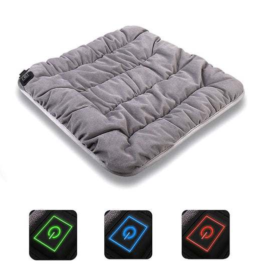 Adjustable Temperature Electric Heating Pad Cushion Chair Car Pet Body Winter Warmer 3 Level Blanket Comfortable Cat Dog 10W - globaltradeleader