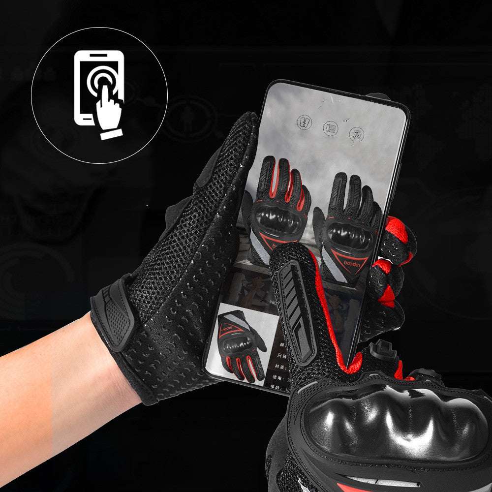 Reflective Safety Knight Gloves For Professional Cycling Off-road Racing