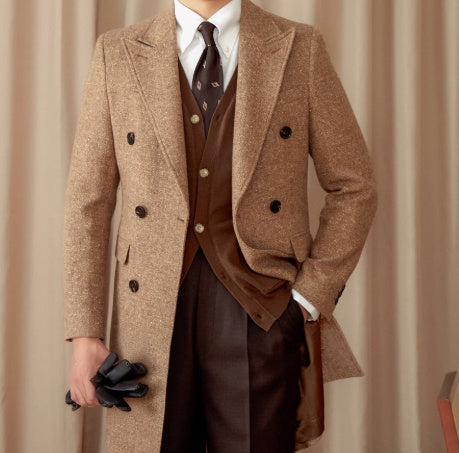 Color Dots Mid-length Coat - globaltradeleader