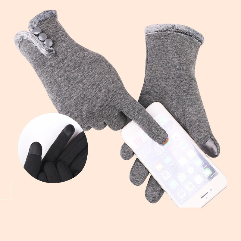 Women's Warm Winter Gloves With Non Down Touch Screen - globaltradeleader