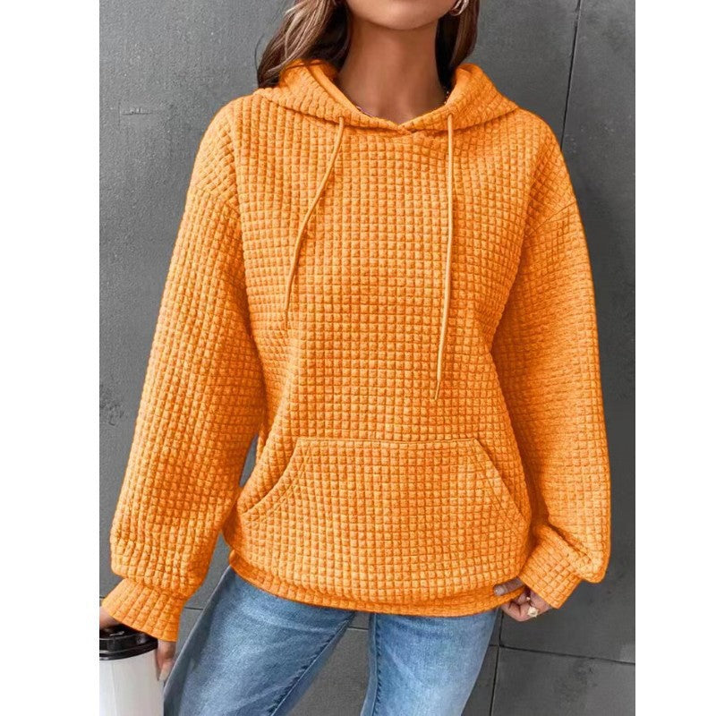 Women's Loose Casual Solid Color Long-sleeved Sweater - globaltradeleader