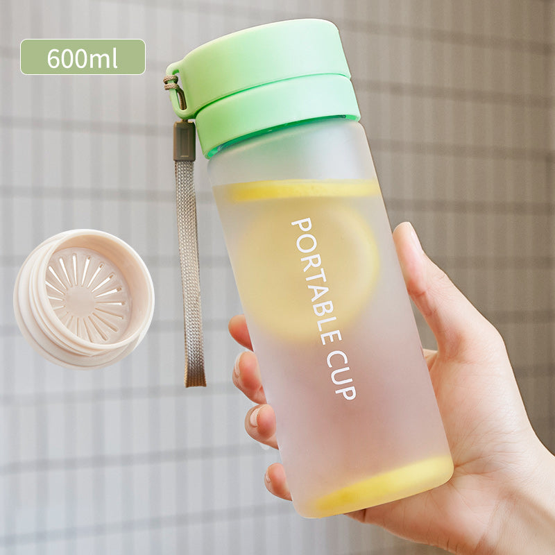 Temperature Resistance Simple Anti Fall With Scale Transparent Plastic Cup