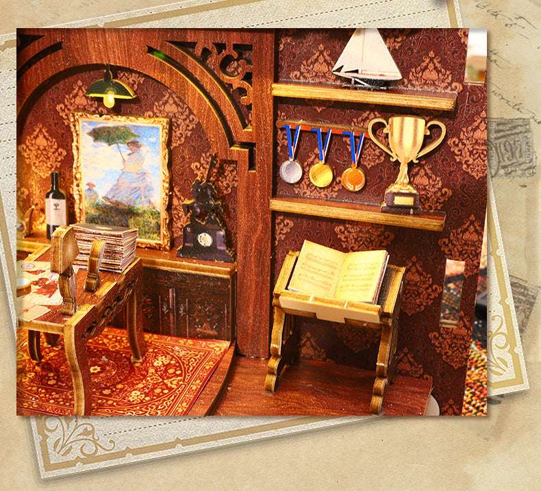 Creative Assembly 3D Three-dimensional Model Library Book Stand - globaltradeleader