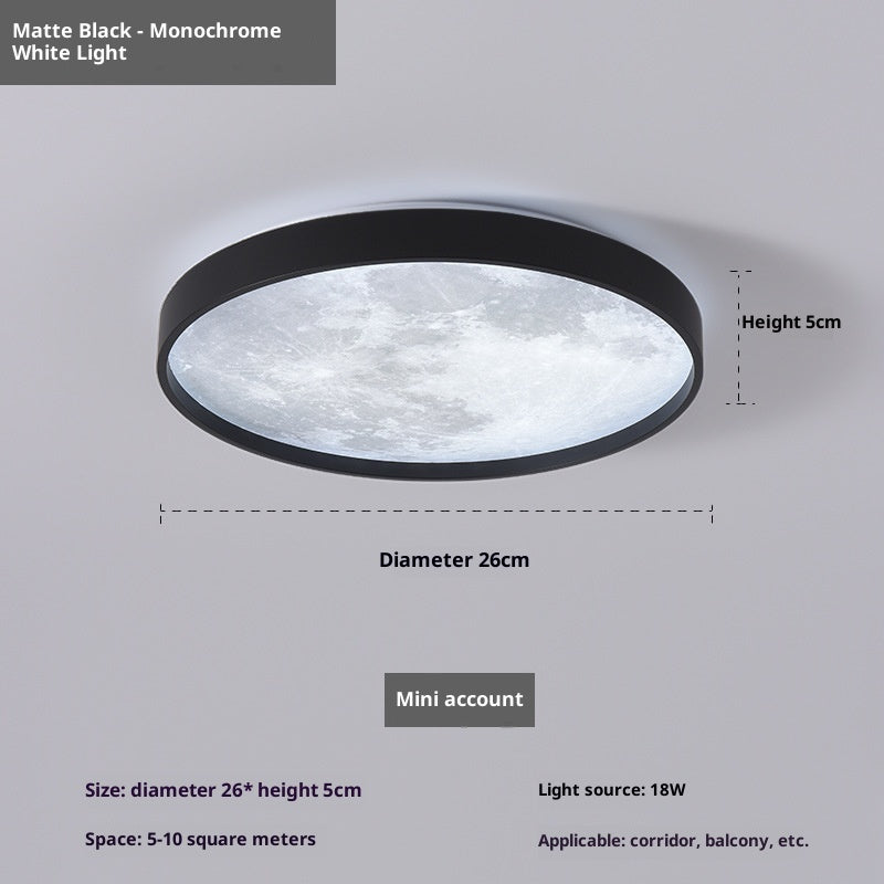Moon Bedroom Light Modern Creative Ceiling Lamp - globaltradeleader