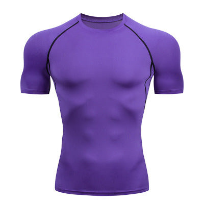 Solid color quick-drying bottoming short sleeve - globaltradeleader