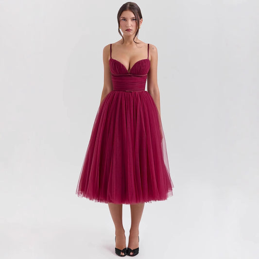 Sling Backless Dress Christmas Banquet - globaltradeleader