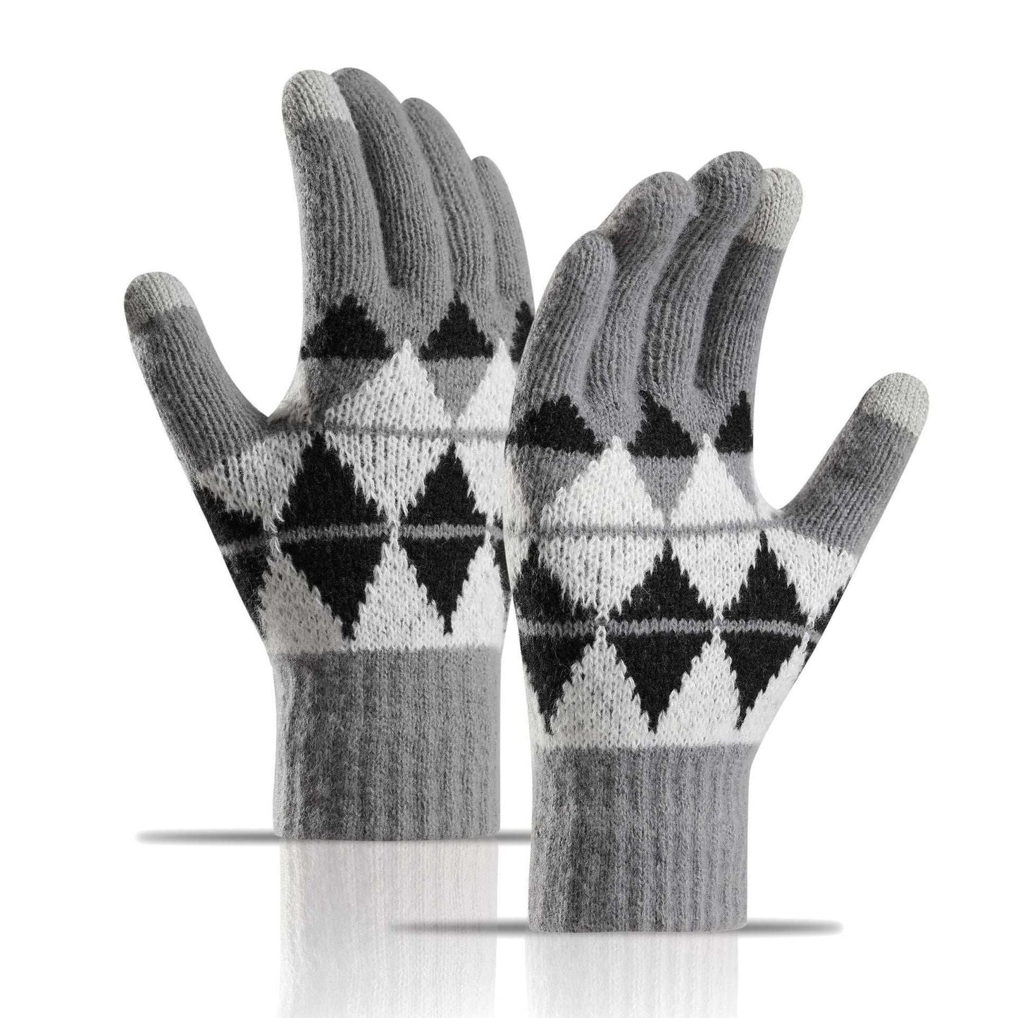 New Knitted Gloves For Men And Women In Autumn And Winter - globaltradeleader